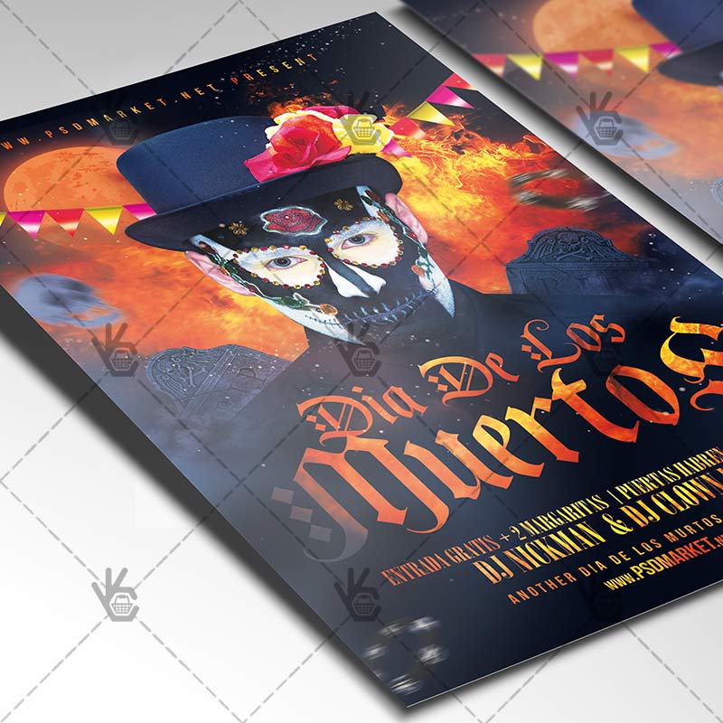 dia_de_los_muertos_flyer_psd_psdmarket_2.jpg Download Dia De Los Muertos Flyer - PSD Template-2