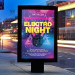 Download Electro Night PSD Flyer Template Now