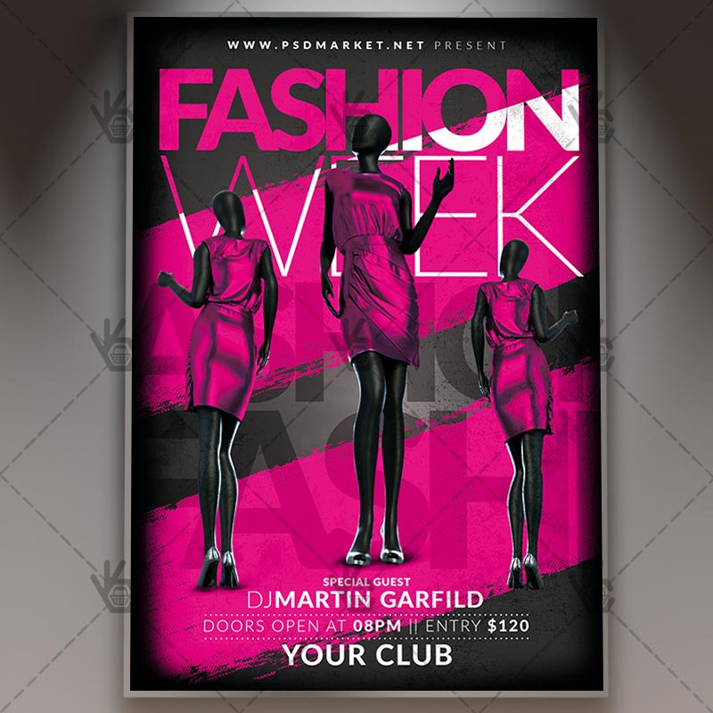 fashion_week_flyer_psd_psdmarket_1.jpg Download Fashion Week Flyer - PSD Template