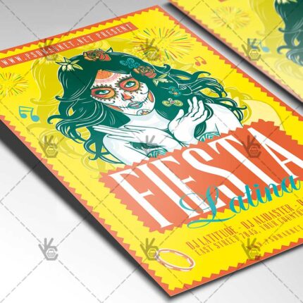 Download Fiesta Latina Flyer- PSD Template-2