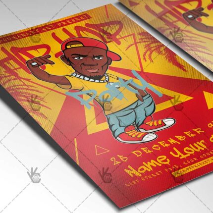 Download Hip Hop Flyer - PSD Template-2