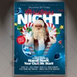Download Merry Christmas Night Flyer - PSD Template