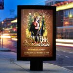 Download 2019 New Year Night PSD Flyer Template Now