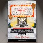 Download Stand Up Comedy Night Flyer - PSD Template