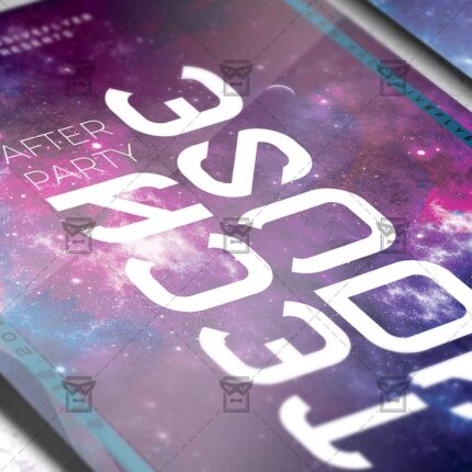 Download Tech House After Party PSD Flyer Template Now