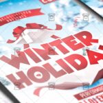 Download Winter Holiday PSD Flyer Template Now