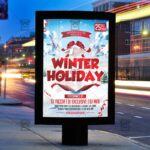 Download Winter Holiday PSD Flyer Template Now