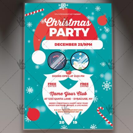 Download Xmas Night Flyer - PSD Template
