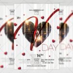 Download V-Day Celebration PSD Flyer Template Now