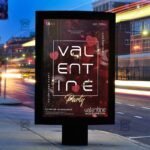 Download V-Day Party PSD Flyer Template Now