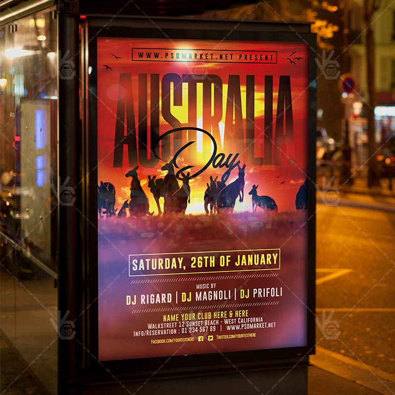 aussie_day_event_flyer_psd_psdmarket_3.jpg Download Aussie Day Event Flyer - PSD Template-3