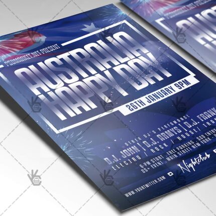 Download Aussie Day Flyer - PSD Template-2