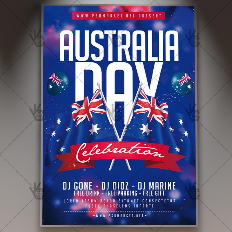 australia_day_event_flyer_psd_psdmarket_1.jpg Download Australia Day Event Flyer - PSD Template