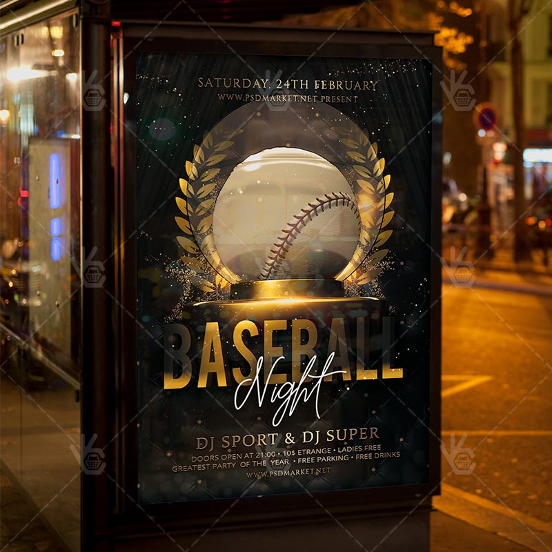 Baseball Flyer Template on Behance
