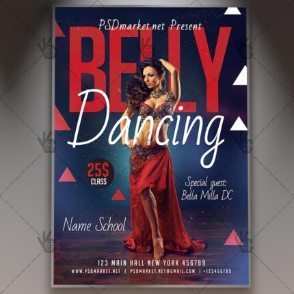 Download Belly Dancing Flyer - PSD Template