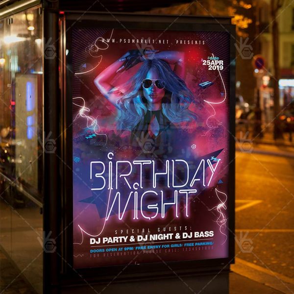 Download Birthday Flyer - PSD Template | PSDmarketAfrican Flyer