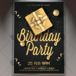 Download Birthday Party Flyer - PSD Template
