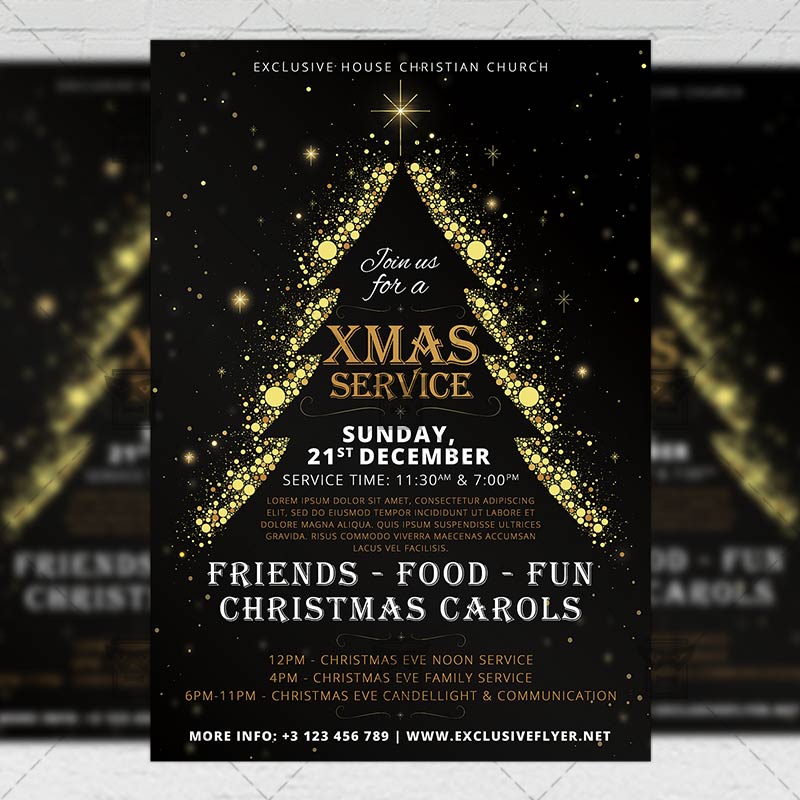 christmas_sevice-premium-flyer-template-1.jpg Download Christmas Service PSD Flyer Template Now