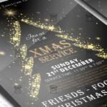 Download Christmas Service PSD Flyer Template Now