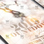 Download Countdown Night Party PSD Flyer Template Now