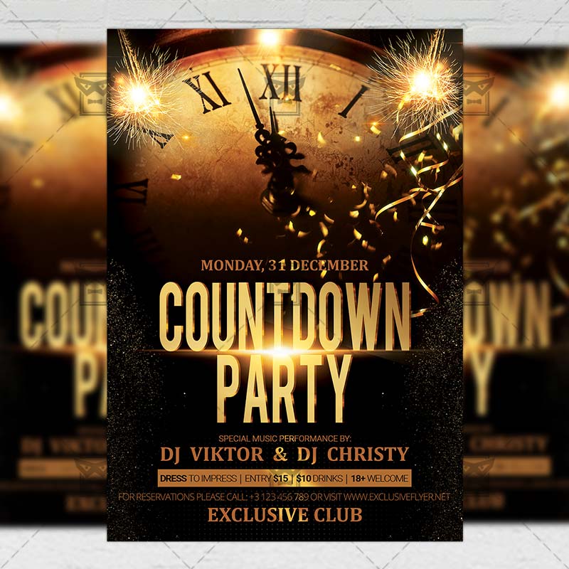 countdown_party-premium-flyer-template-1.jpg Download Countdown Party PSD Flyer Template Now