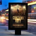 Download Countdown Party PSD Flyer Template Now