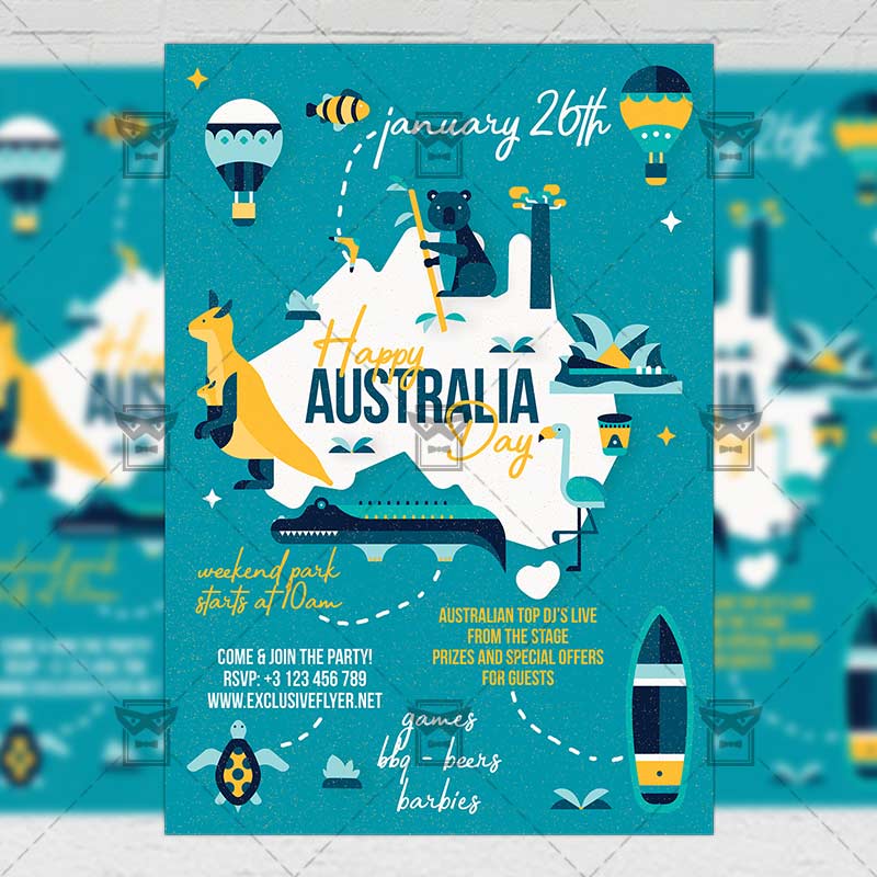 happy_australia_day-premium-flyer-template-1.jpg Download Happy Australia Day PSD Flyer Template Now