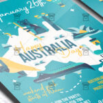 Download Happy Australia Day PSD Flyer Template Now