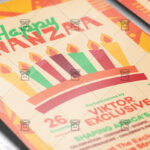 Download Happy Kwanzaa PSD Flyer Template Now