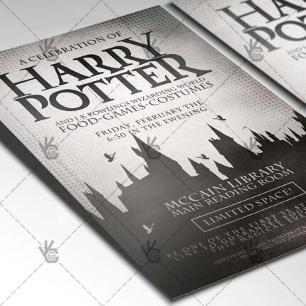 Download Harry Potter Day Flyer - PSD Template-2