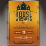 Download House Warming Invitation Flyer - PSD Template