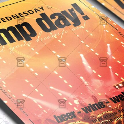 Download Hump Day PSD Flyer Template Now