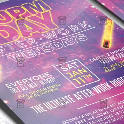 Download Hump Day Party PSD Flyer Template Now