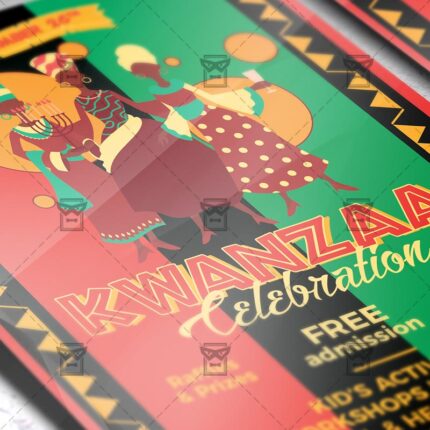 Download Kwanzaa Celebration PSD Flyer Template Now