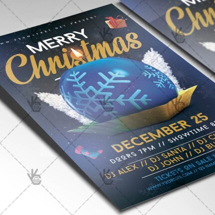 Download Merry Christmas Event Flyer - PSD Template-2