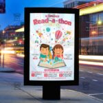 Download Read-a-thon Challenge PSD Flyer Template Now