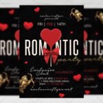 Download Romantic Party PSD Flyer Template Now