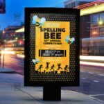 Download Spelling Bee Competition PSD Flyer Template Now