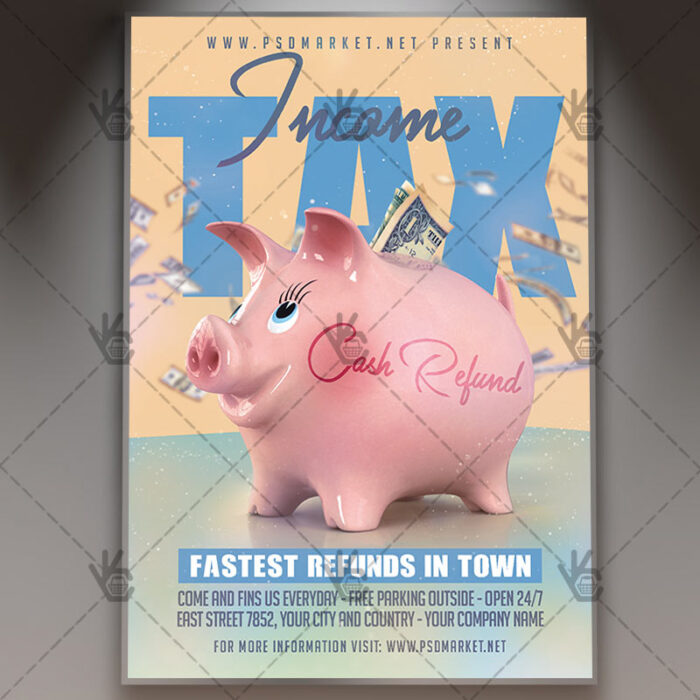 Download Tax Flyer - PSD Template
