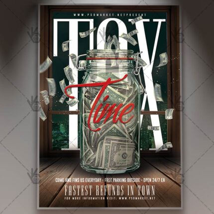 Download Tax Time Flyer - PSD Template