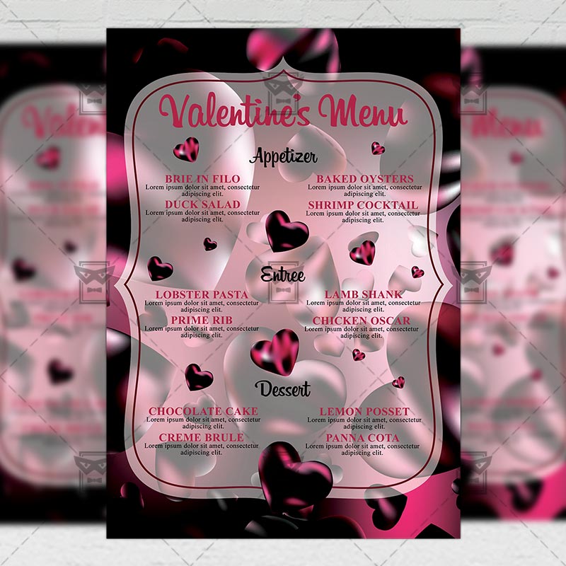 valentines_menu-premium-flyer-template-1.jpg Download Valentines Menu PSD Flyer Template Now