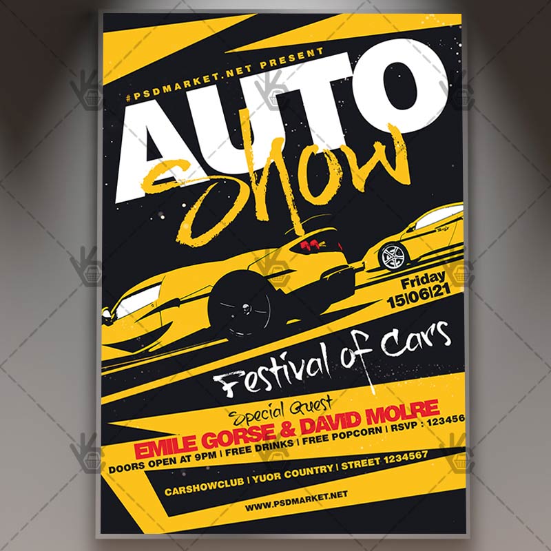 auto_show_party_flyer_psd_psdmarket_1.jpg Download Auto Show Party Flyer - PSD Template