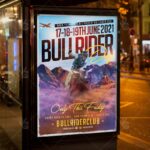 Download Bull Rider Flyer - PSD Template-3