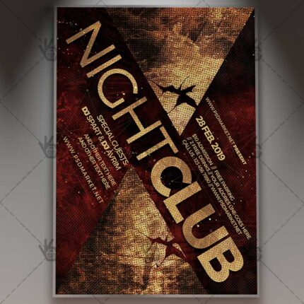 Download Club Night Flyer - PSD Template