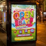 Download Community Open Day Flyer - PSD Template-3