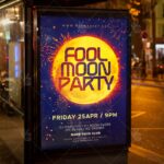 Download Full Moon Party Flyer - PSD Template-3