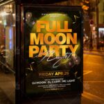 Download Full Moon Party Night Flyer - PSD Template-3