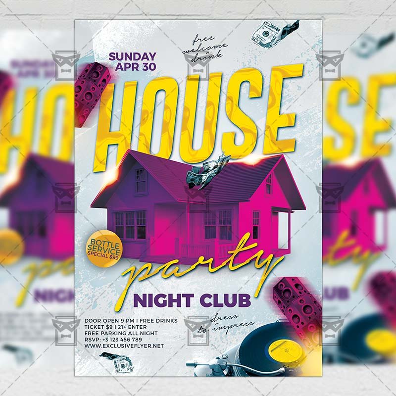 house_party_flyer-premium-flyer-template-1.jpg Download House Party Night PSD Flyer Template Now