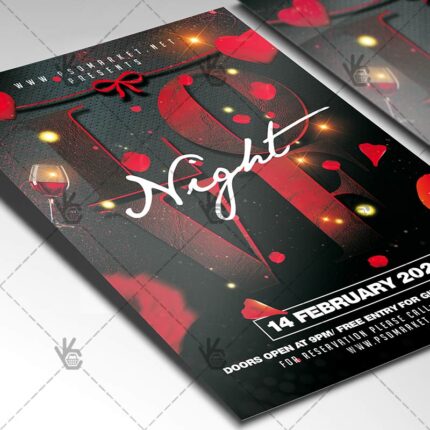 Download Love Flyer - PSD Template-2
