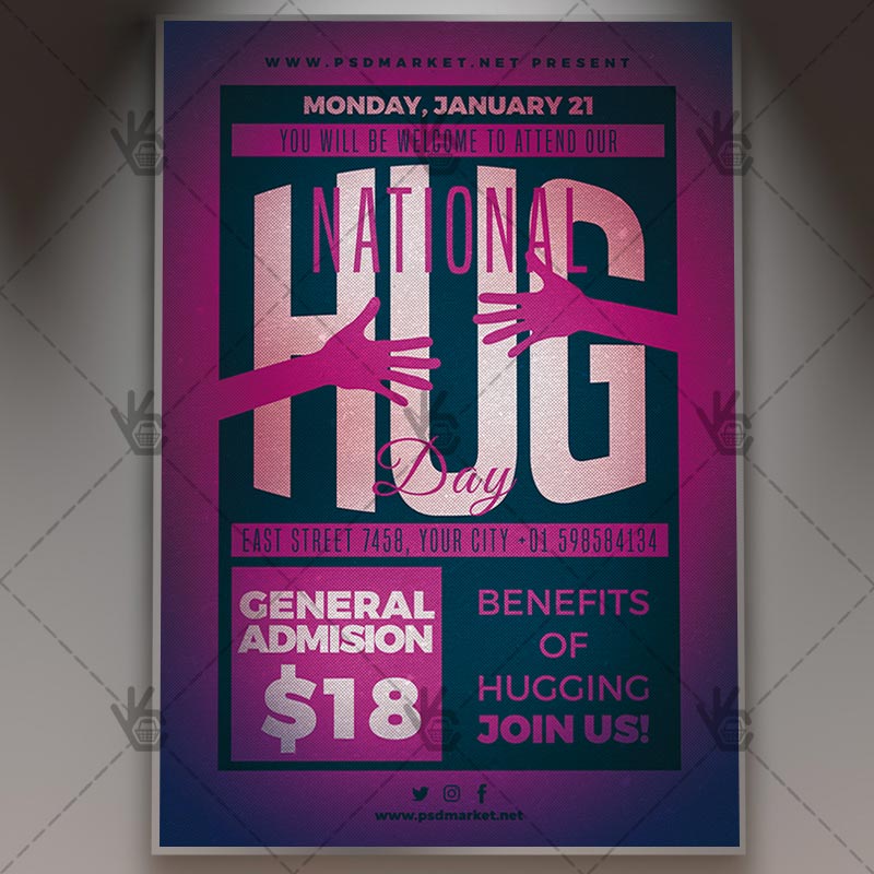 national_hug_day_flyer_psd_psdmarket_1.jpg Download National Hug Day Flyer - PSD Template